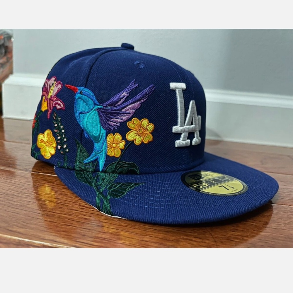 Los Angeles Dodgers MLB Authentic Blooming New Era 59FIFTY Fitted Cap